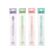 4 pçs aihao 7504 dobrado régua de plástico geometria matemática quadrado desenho figura artigos de papelaria ângulo réguas para material escolar kawaii