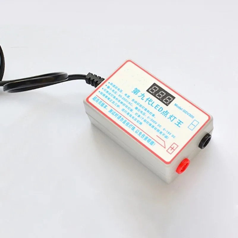 

LED strip test Output 0-300V Smart-Fit Lamp beads Light board LED Backlight Tester Tool Voltage Display for All LED Application