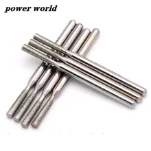 

1PCS Emery Diamond Electrical Grinding Wheel Drill Bit Boron Nitride Inverted Trapezoidal Polishing Rods Tools 3mm Shank