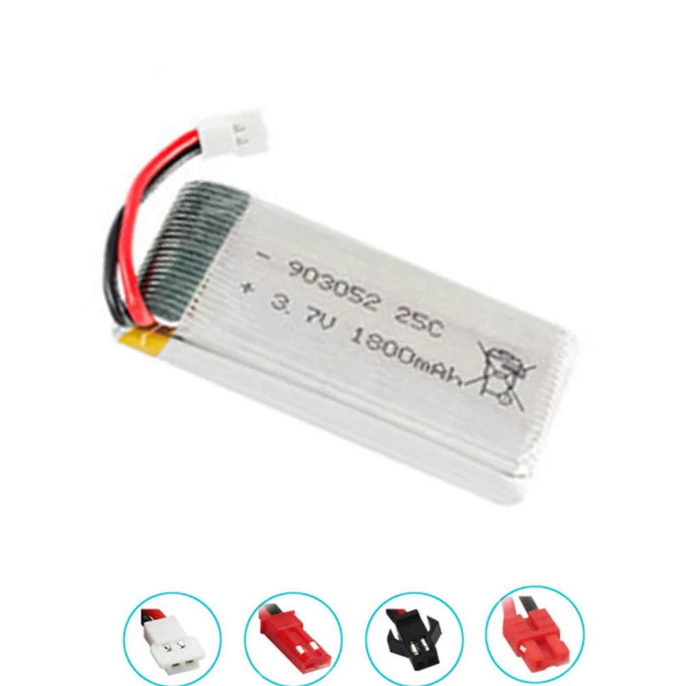 3,7 v 1800mAh lipo аккумулятор для SYMA X5SW X5 M18 H5P KY601S 903052 3,7 v перезаряжаемый аккумулятор XH2.54 разъем 1 шт.-10 шт