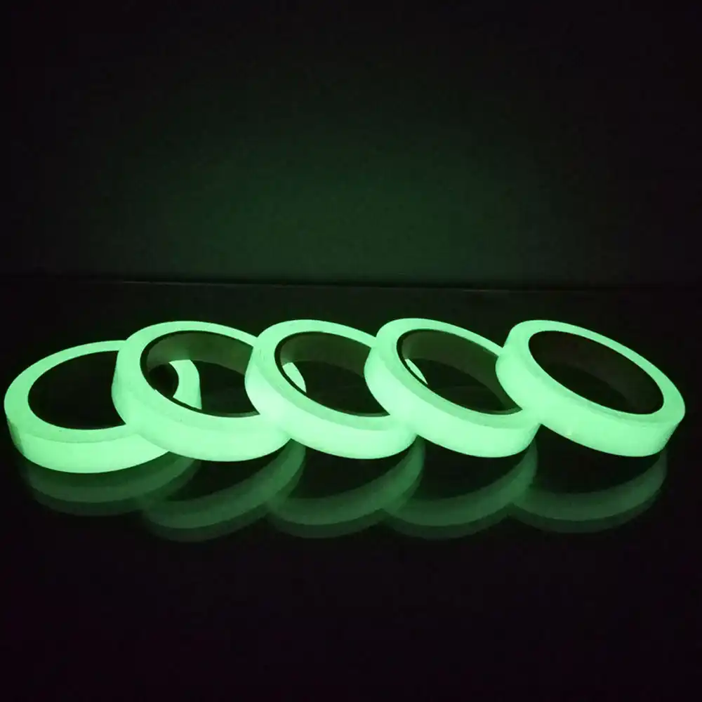 1pcs Luminous Tape 1.5cm*1m Self-adhesive Tape Night Vision Glow In Dark Safety Warning Security Stage Home Decoration Tapes