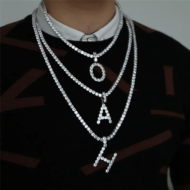 Handmade 26 letters Men women Hip hop 