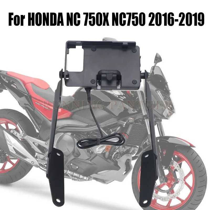 q Для HONDA NC 750X NC750- аксессуары для мотоциклов подставка держатель для мобильного телефона gps кронштейн - Цвет: q