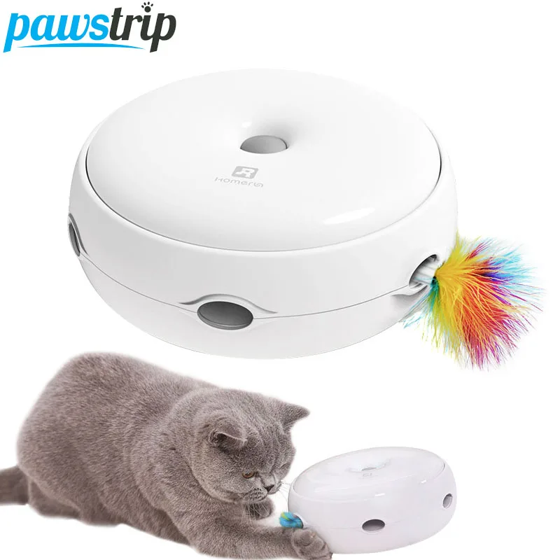 Умная игрушка для кошек электрическая кошка Feather игрушки Пончик автоматический
