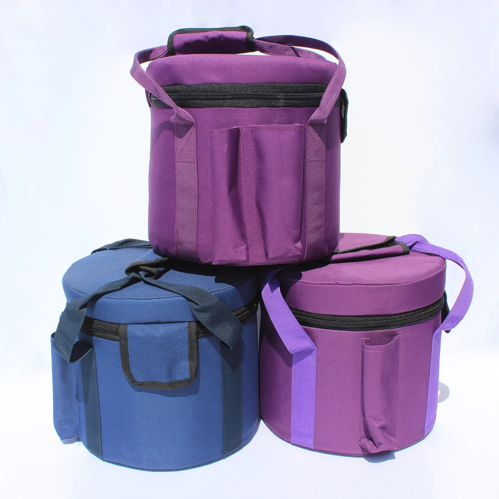 Сумка переноска с одним карманом для молотка Поющая чаша кристаллами 7 8 дюймов