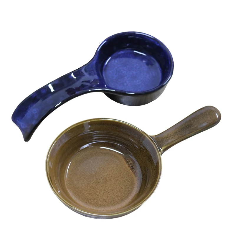 Porcelain Bowls with Handle for Appetizer Snack Dessert Salad Sauce Ceramic Spoon rest Free shipping | Дом и сад