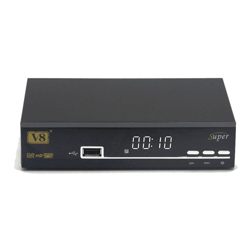 V8 Super receptor DVB-S2 Satellite Receiver Full 1080P HD FTA Satellite decoder+USB WIFI Biss Key newcam 3G Youporn v8 nova