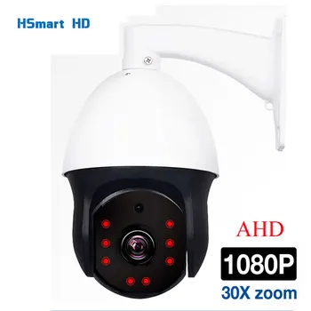 Telecamera PTZ 1080P AHD 2MP 30X Zoom IR 60M 8LED Sicurezza CCTV AHD Dome Mini telecamera Telecamere di videosorveglianza resistenti alle intemperie per esterni