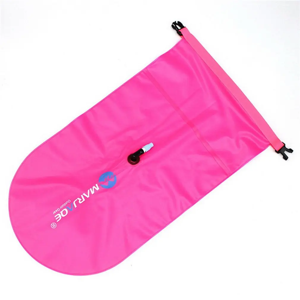 

Single airbag swimming bag thickening buoy anti-smashing water drifting ball Rose-red swimming bag