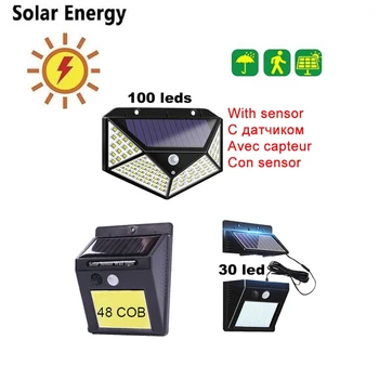 

LED Solar Light Wall Lamp For Outdoor Yard Garden Lamps PIR Motion Sensor LED Lights Waterproof Security Yard LED Lighting indoo