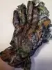 1 Pair 3D Leaf Camo Gloves  climbing Cycling Maple leaves Bionic Camouflage Shooting Hunting thin Gloves Lightweight breathable 3