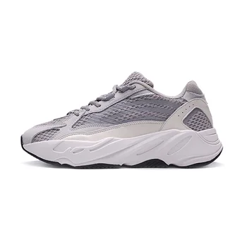 

Kmeioo fashion shoes Thick Middle Heel Lace Up Casual Walking Comfortable Mesh Breathable Sneakers Light Weight couples shoes