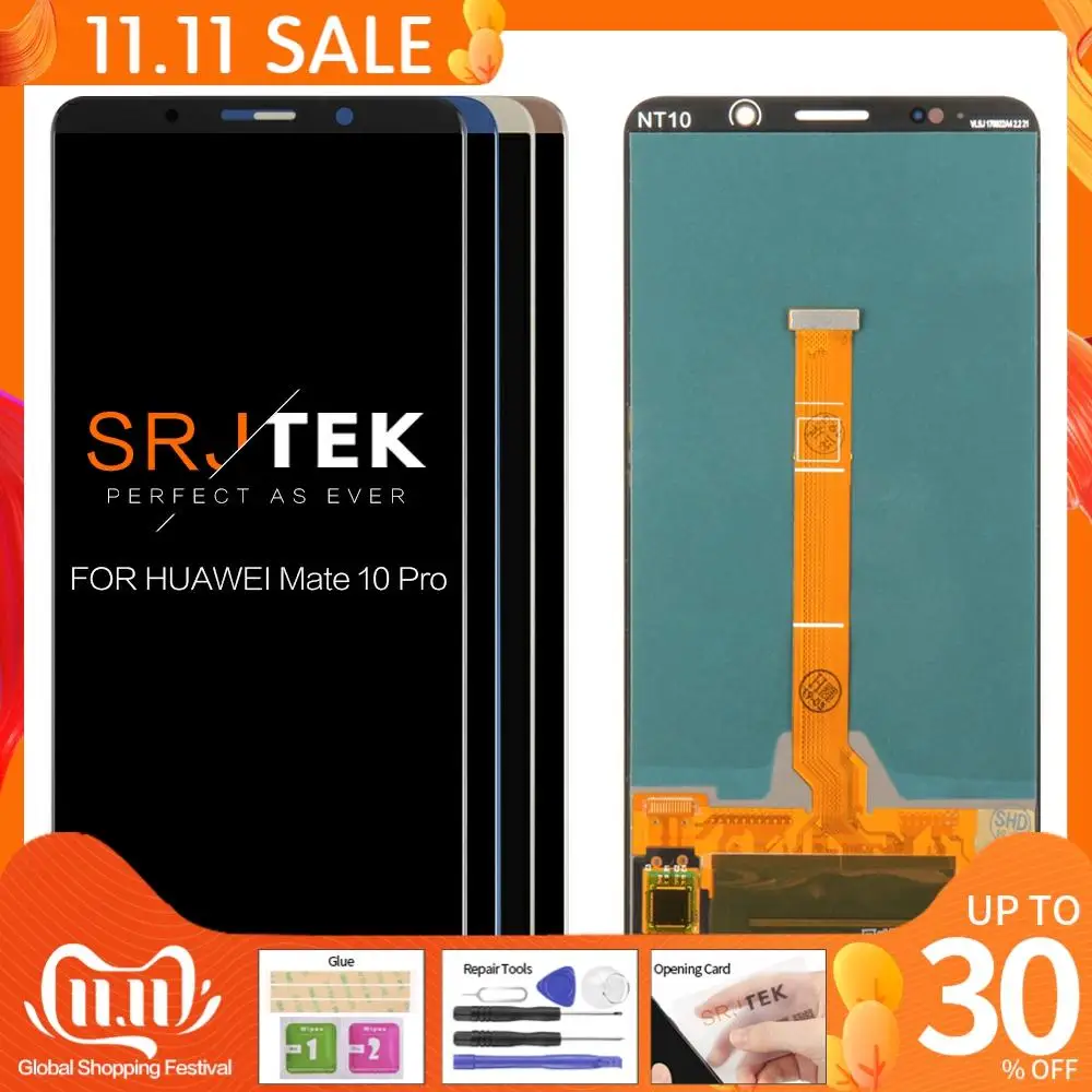 

100% Tested For 6" Huawei Mate 10 Pro LCD Screen Display Touch digitizer For Huawei Mate 10 Pro Display Replacement Repair Parts