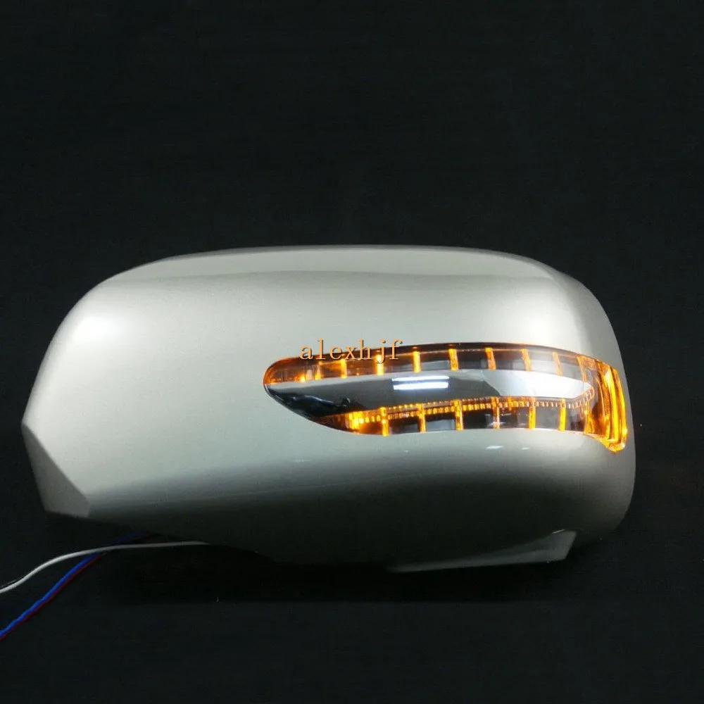 Led Rearview Mirror Lights With Cover, Yellow Turn Signal Lights