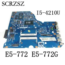 Dla Acer ASPIRE E5-772 E5-772G Laptop płyta główna I5-4210U CPU 2GB GPU GT920M 448.04X08.001M płyta główna