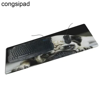 

congsipad full Desktop Pad Optical Soft Wallpaper Funny Dog 300X700X2mm and 400X900X2mm New Arrivals big Mouse Pads
