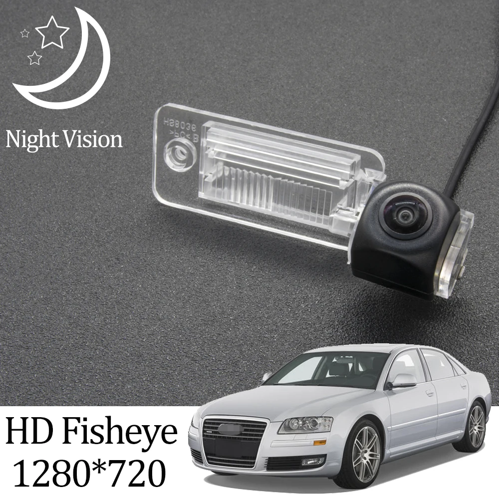 Owtosin HD 1280*720 рыбий глаз камера заднего вида для Audi A8 S8 D3 4E 2002 2003 2004 2005 2006 2007 2008 2009