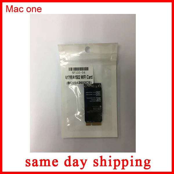 Оригинальная Wi-Fi карта BCM943602CS для Macbook Pro Retina 13 &quot15&quot A1398 A1502 2015 года | Компьютеры и
