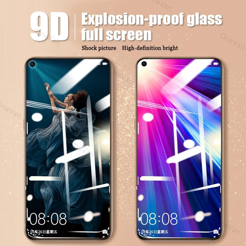 9D охвата всех клей HD Жесткий протектор экрана из закаленного стекла для Huawei Nova 5 Pro