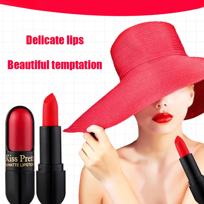 Водонепроницаемый, Длительное Действие, макияжная трубка Make Up Водонепроницаемый жидкая губная помада Косметика 6 Цвет матовый пуля помада