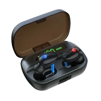 

Wireless Headphones Bluetooth Earphone 5.0 TWS Binaural Business Call Sports Headset Buds Ear Phones With Battery Indicator