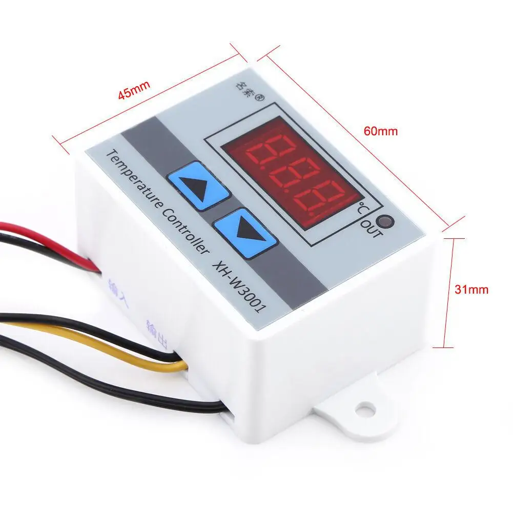 XH W3001 W3002 12V 24V 220V светодиодный цифровой Управление термостат Температура
