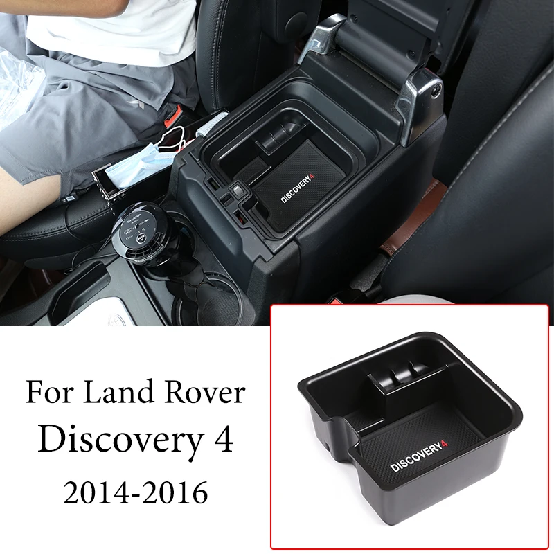 

Car Central Console Armrest Storage Box ABS For Land Rover Discovery 4 LR4 2014-2016 Car Interior Accessories With refrigerator