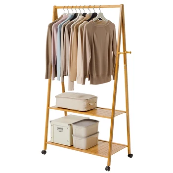 

Simple coat rack floor solid wood bedroom hangers home living room storage rack simple modern clothes storage