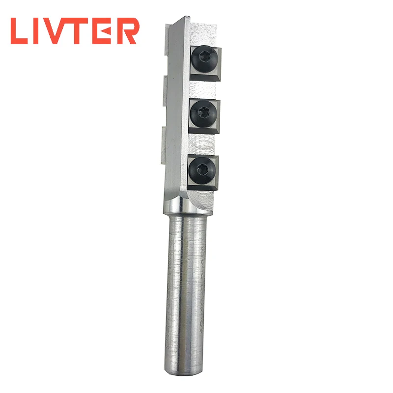 

LIVTER Flute insert router bit replaceable blades carbide inserts milling cutter