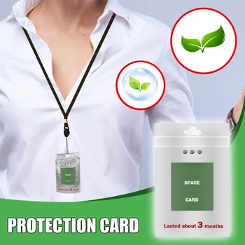 

Shut Out Air Space Sterilization Card Neck Type Air Purification Antibacterial Card New Arrival