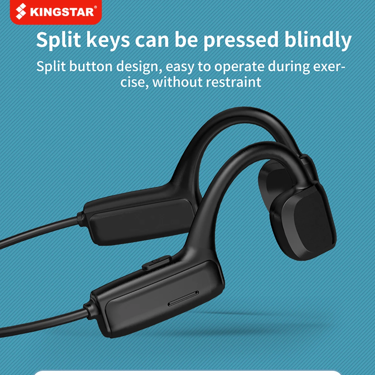 Беспроводные Bluetooth-наушники KINGSTAR Спортивная гарнитура с ушным крючком принцип