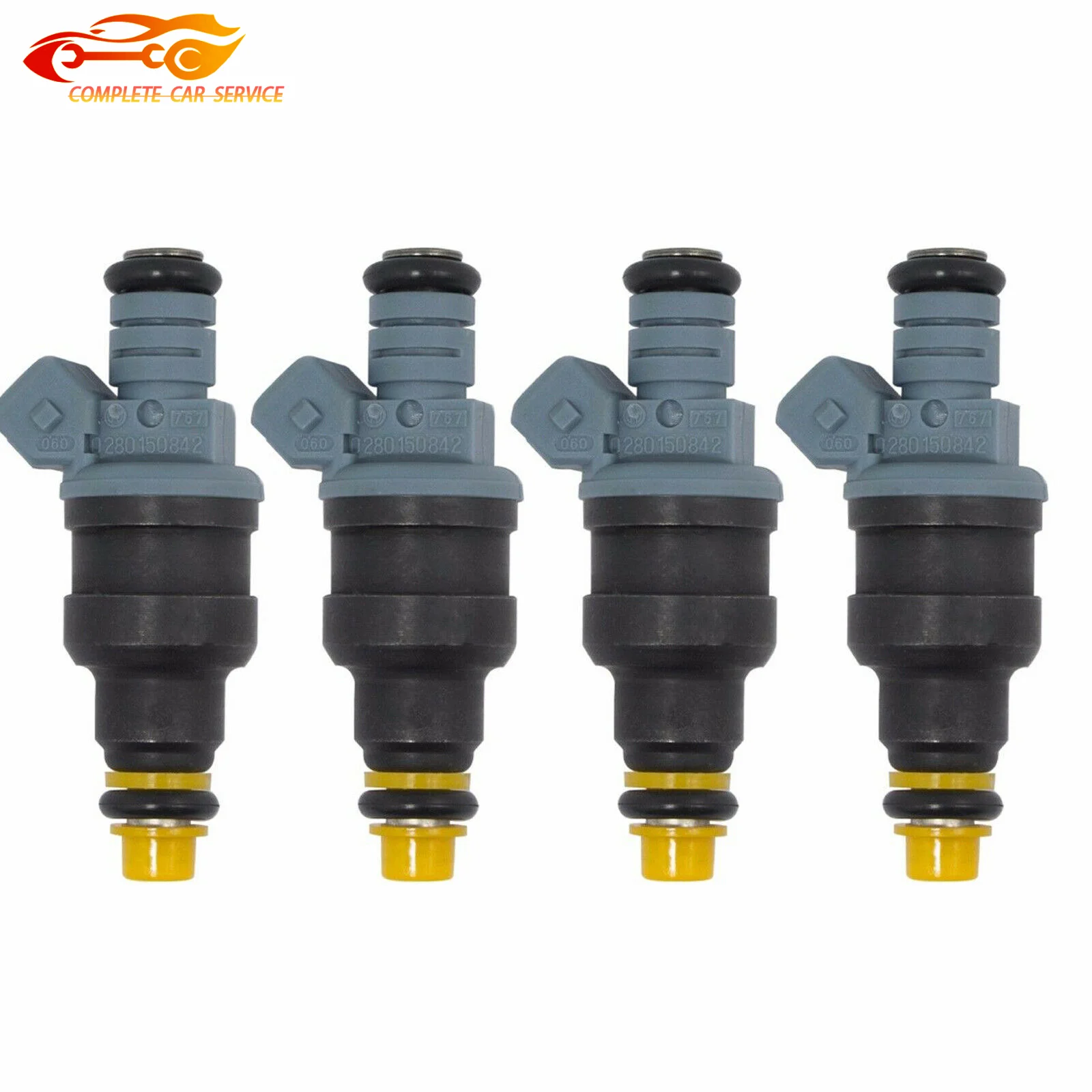 Топливный инжектор 0280150525 4 шт. подходит для 84-04 Ford Audi Chrysler Dodge 2.0L 2.3L 2.4L | Автомобили