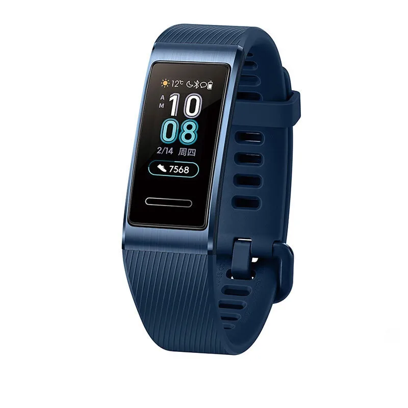 Умный Браслет huawei Band 3 Pro Band 3, 0,95 дюймов, трекер для плавания, водонепроницаемый, Bluetooth, фитнес-трекер, сенсорный экран