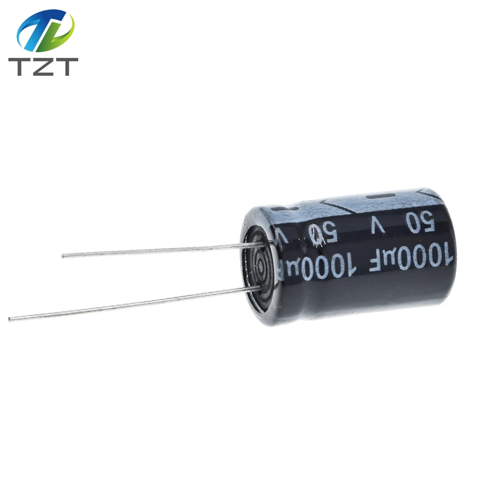 10pcs Aluminum electrolytic capacitor 1000uF 50V 13 * 20 mm frekuensi tinggi Radial Electrolytic kapasitor