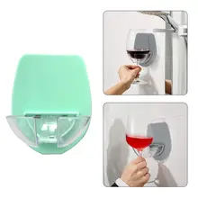 Пластиковый держатель для винного стекла для ванны, душа, красное вино, стекло, шелковистый крепкий винный Стеклянный Стеллаж для хранения, кухонная вешалка