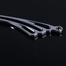 Черный хром крыло ЧПУ рычаг переключения передач для Harley Touring Road King Softail Street Glide Trike 1984-15