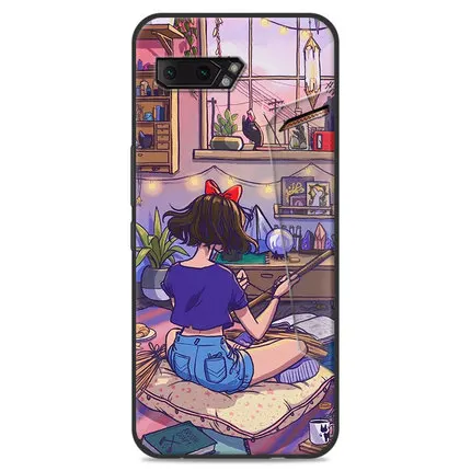 A14 Чехол-бампер для ASUS ROG Phone 2 II, чехол ZS660KL I001DA, мягкий силиконовый чехол из ТПУ для телефона ASUS ROG Phone2 - Цвет: A14