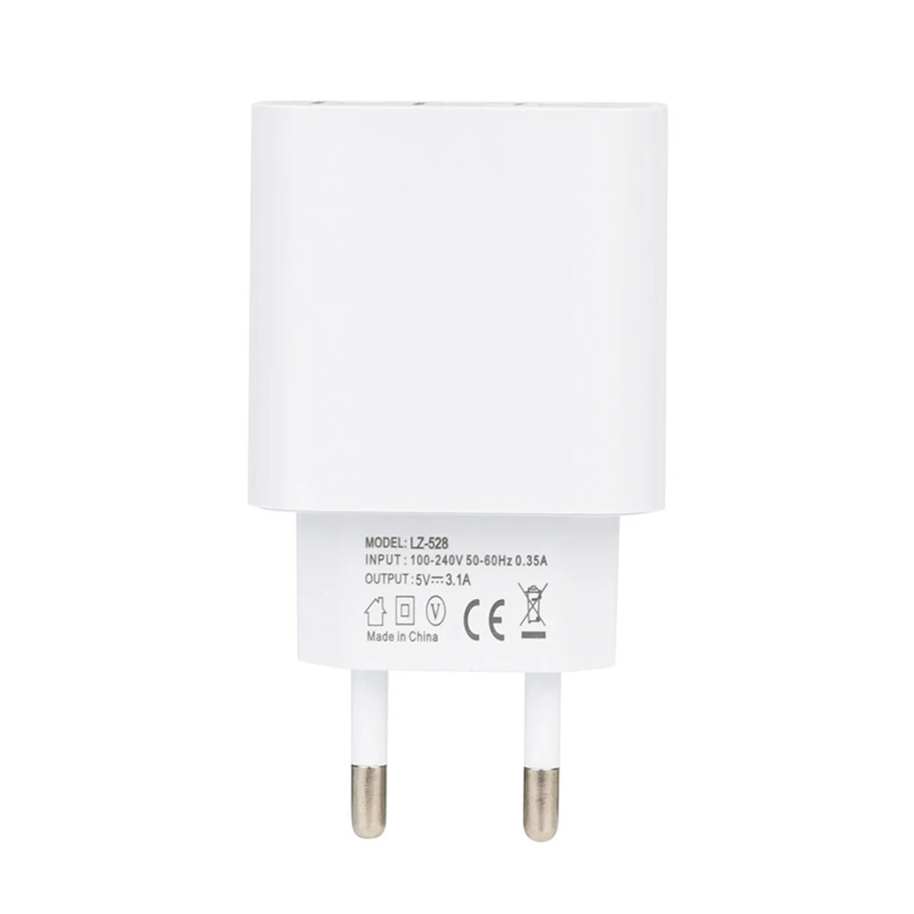 Универсальный мобильный телефон зарядное устройство 3USB 3 1 А дорожный адаптер для