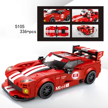 

Hot City mini vehicle racing building block racers figures Dodge Viper muscle sport car bricks educational toys for kids gifts
