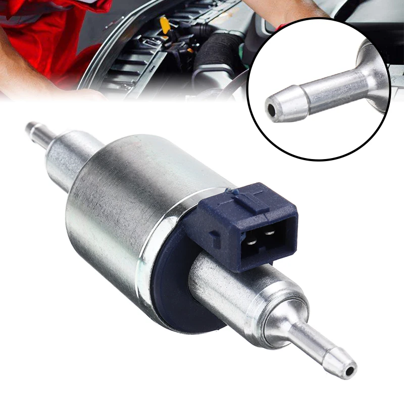 12V Car Oil Fuel Air Parking Heater Pump w/ Holder For 1~5KW Webasto Eberspacher 