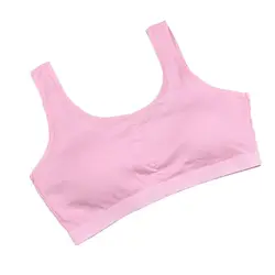 Soutien gorge réglable, gilet en coton mélangé, sous vêtements pour enfants, motif de dessin animé, 2021 