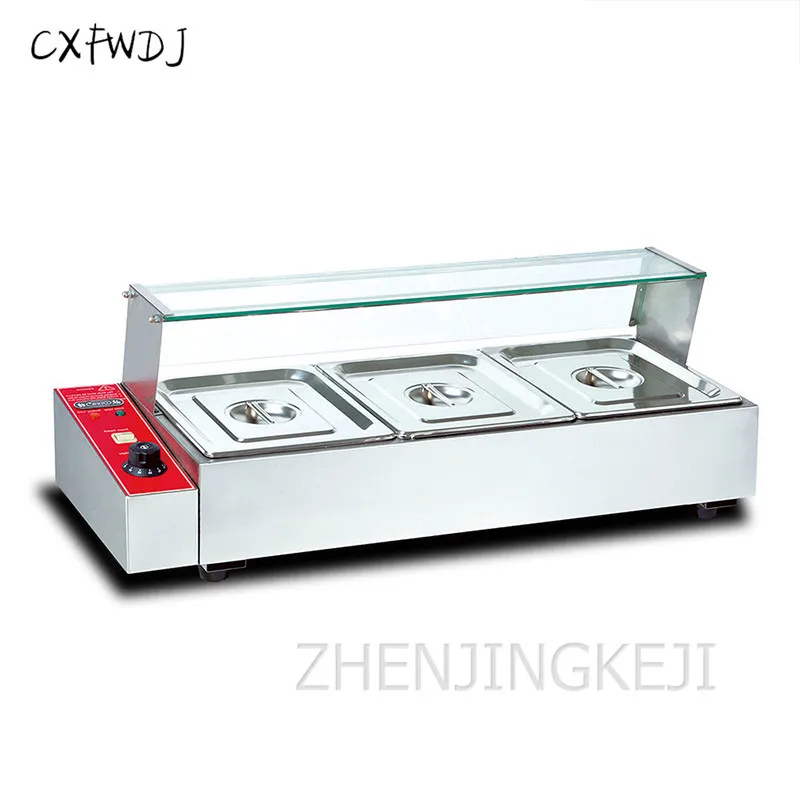 BM-3 Electric Hot Soup Pool Electric Hot Soup Pool Electric Heat Insulation Stainless Steel Insulation Table Electric Furnace