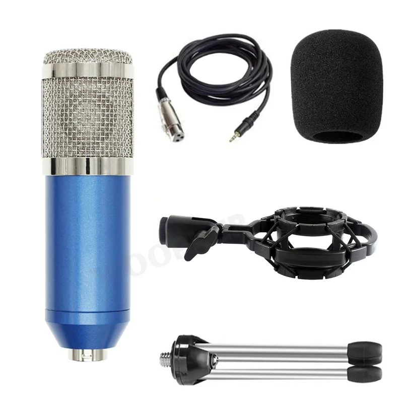 Professional Condenser Microphone BM 800 Set for PC Computer with Tripod and Shock Mount Microfone BM800 Kit Studio Mic 