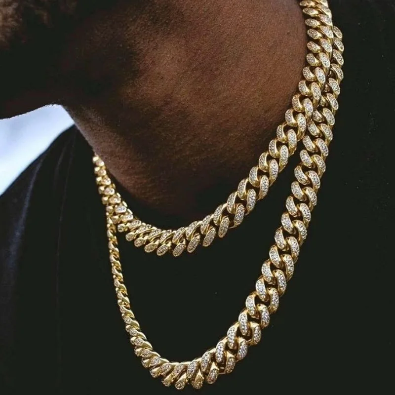 Iced Out Chains Men Jewelry Necklace 