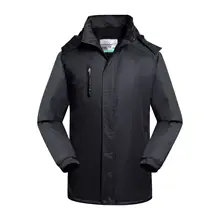 Huaen матовая и толстая Мужская штурмовая куртка настраиваемый логотип ветрозащитный водонепроницаемый лыжный костюм зимняя одежда для альпинизма