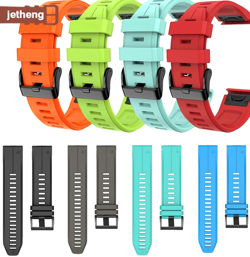 

silicone rubber strap Suitable for GarminFenix3 5 5S 5X 935 S60 watch quick release Smart watch accessories