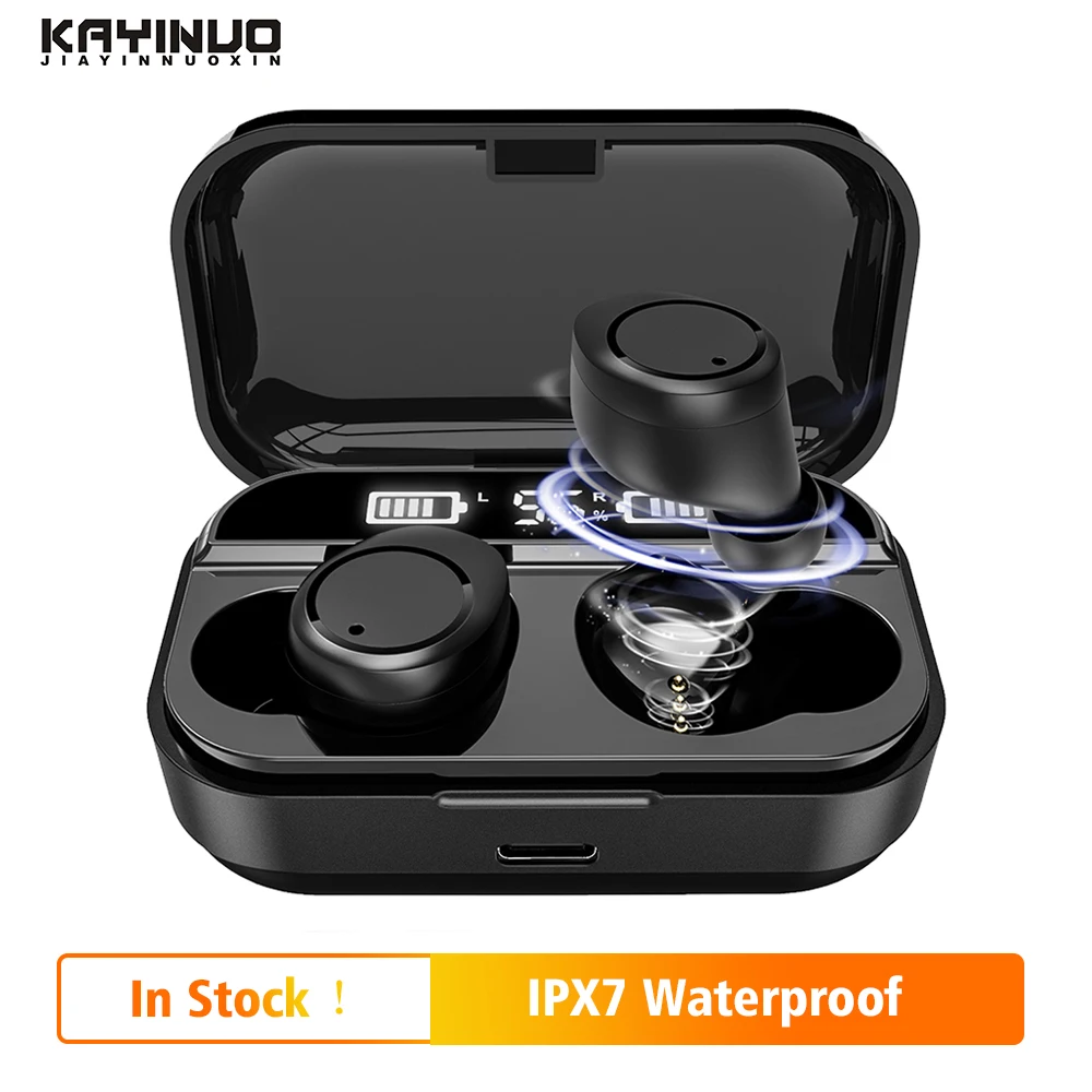X5 TWS bluetooth 5 0 беспроводные наушники светодиодный цифровой дисплей 9D HD стерео 800 мАч