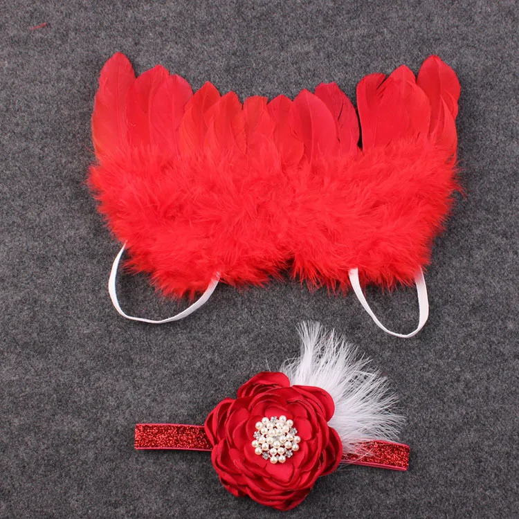 Newborn Photography Angel Wings Accessories Baby Photo Props Handmade Costumes For Infants Fotografia Crochet Costumes For Babie