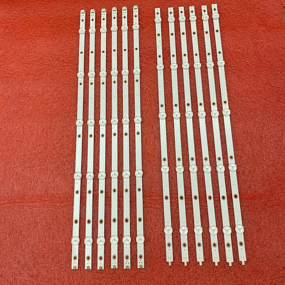Led para 55pus6503 Tira Retroiluminação 55pus6162 55pus6262 55pus6753 55pus7303 55pus6703 Lb55073 Tpt550u1-qvn05.u 12 Pcs 55pus7503 - Image 2