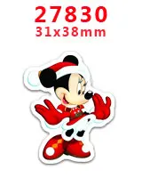 27830 Кабошоны 30 шт мультфильм плоское украшение из смолы pr 28381 - Цвет: 27830